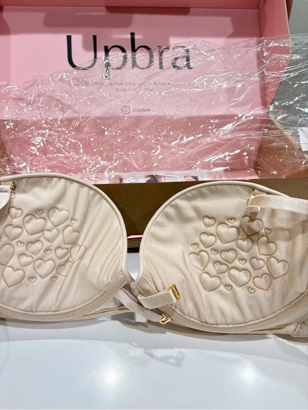 UpBra Nude Strapless Convertible Push-Up Bra